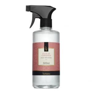 Água Perfumada para Tecidos Flor de Cerejeira Via Aroma 500 ml
