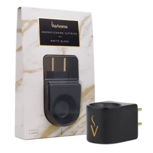 Aromatizador Elétrico Preto Via Aroma Bivolt